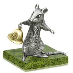 «Мышь с колокольчиком» символ 2008 года мышь