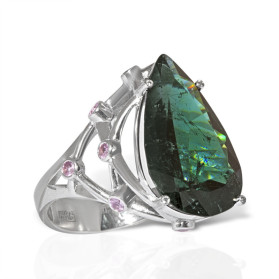 «Шерл» кольцо с турмалином и бриллиантами