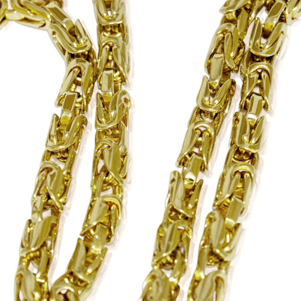 Цепь золотая плетения «Лисий хвост» сколоченный арт: 2100 – купить в GoldenBlues по цене 27,000